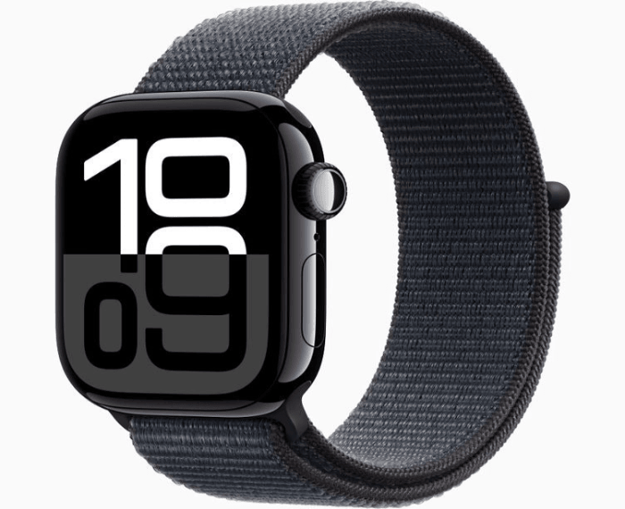 Watch Series 10 GPS 46mm Jet Black Aluminium Case With Black Sport Band