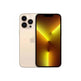 Smartphone with gradient back design on a white background