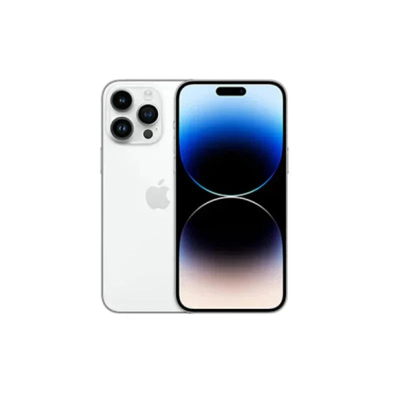 Smartphone with gradient display on a white background