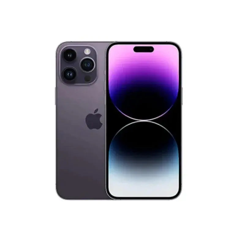 Smartphone with gradient display on a white background