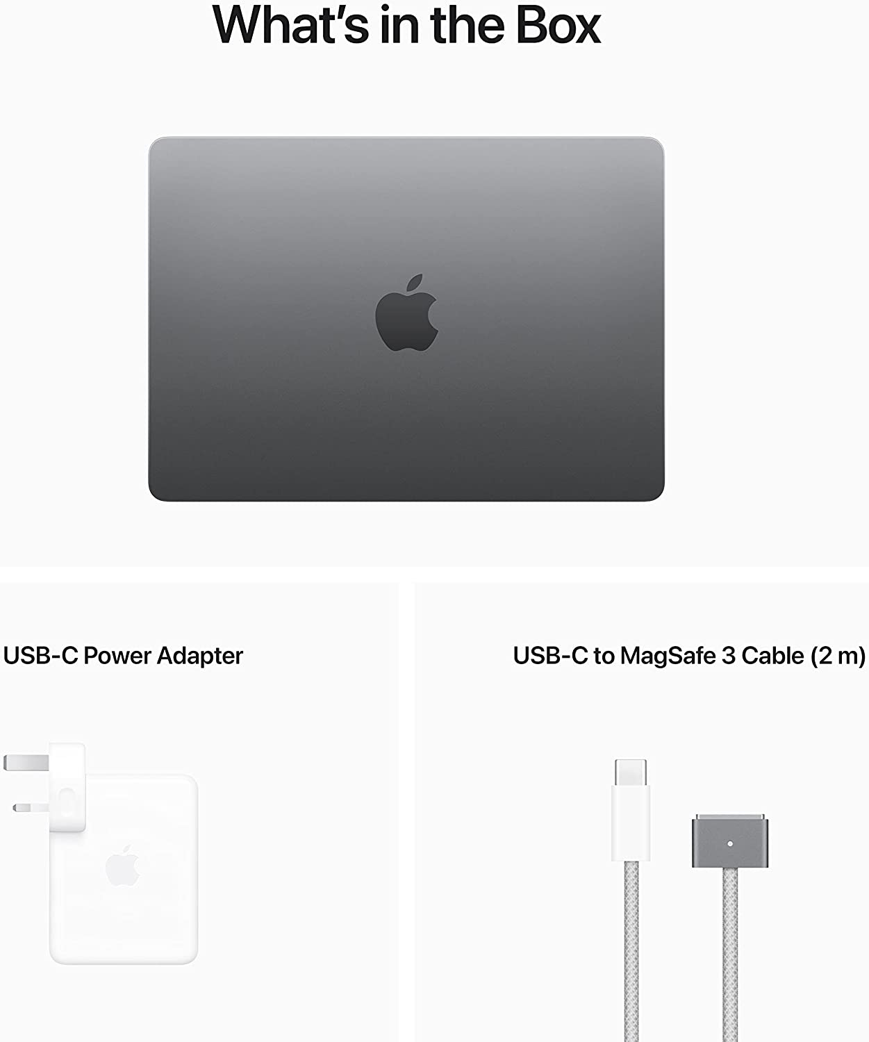 Apple MacBook Air M2 Chip 8-Core GPU, 8GB 256GB SSD, 13.6 Inch, Space Gray