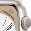 Apple Watch Series 8 GPS 45mm Starlight Aluminum Case with Starlight Sport Band - Regular