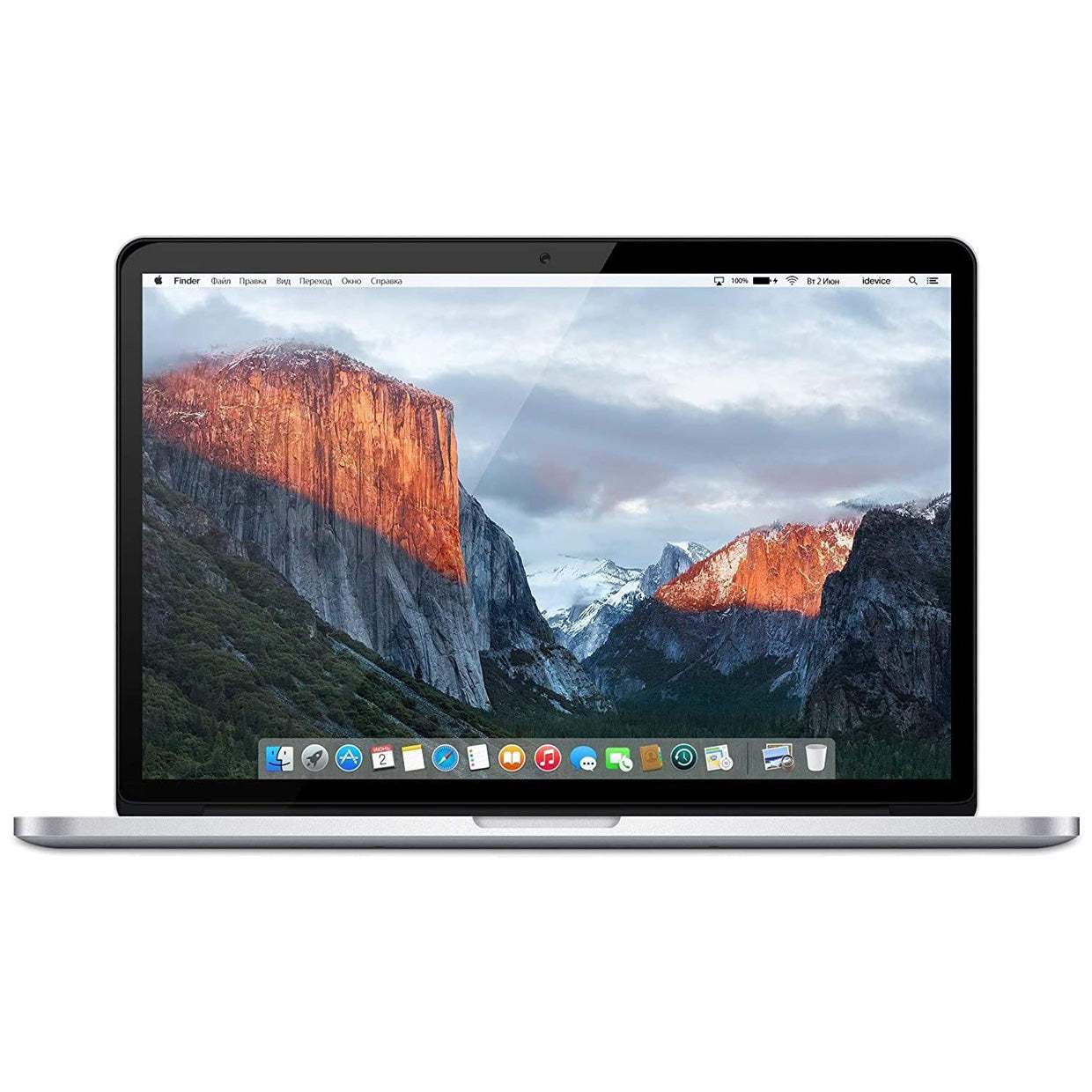 Apple MacBook A1398, 2014, i7, 16 GB, 512 SSD, Silver