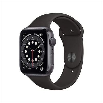 Apple Watch Series 6 (GPS, 44mm) - Space Grey Aluminium Case with Black Sport Band