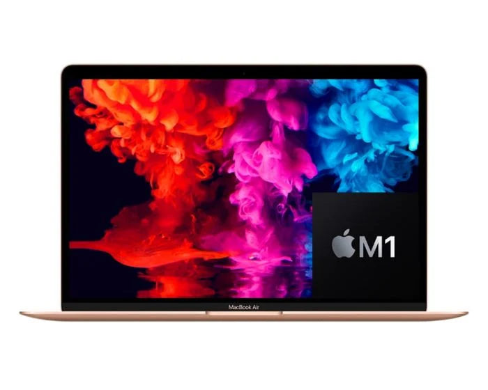 Apple MacBook Air M1 Chip 13-inch 8-Core CPU and 7-Core GPU/ 8GB RAM/ 256GB SSD - Gold